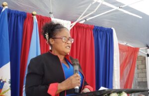 Miragoâne : laying of the first stone of the future Departmental Directorate of the Nippes PNH