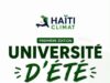 Haïti Climat lance sa première Université d’été dédiée au leadership, au climat et à l’entrepreneuriat
