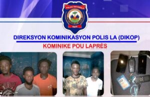 Cap-Haitien : the PNH arrests five individuals and seizes communication equipment